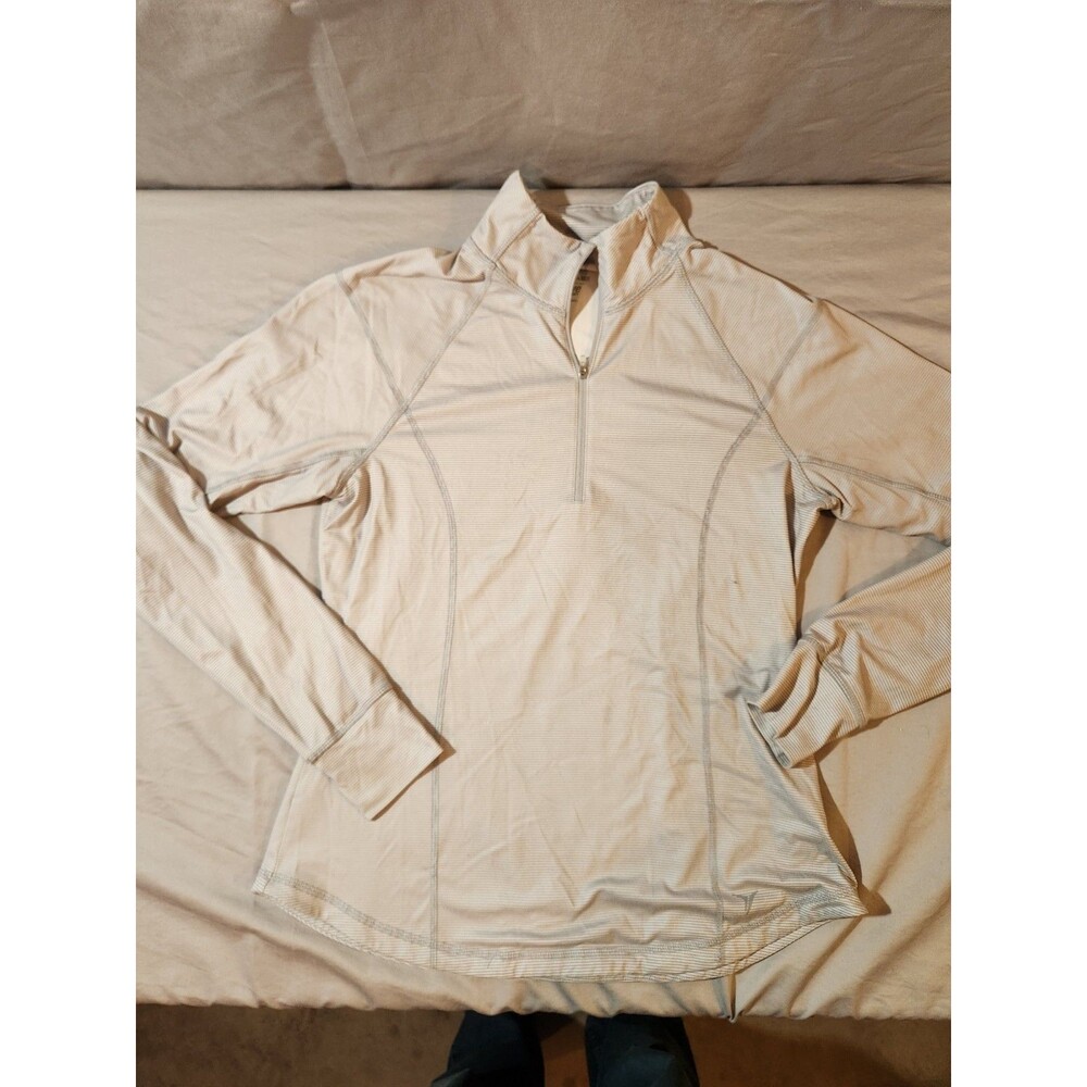 Old Navy Active Semi-Fitted Quarter Zip Long Sleeve Pullover Large